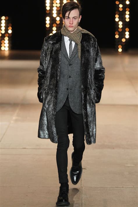 yves saint laurent uomo autunno inverno 2014|Saint Laurent Fall 2014 Menswear .